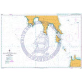 British Admiralty Nautical Chart 1093: Aegean Sea – Greece, Stenó Antikythíron to Stenó Kafiréa